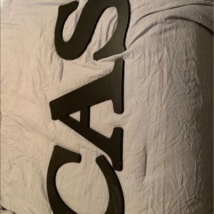 Black Hobby lobby home decor hanging letters.